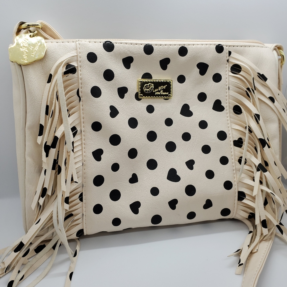 Betsy Joshnson Polka Dot Crossbody